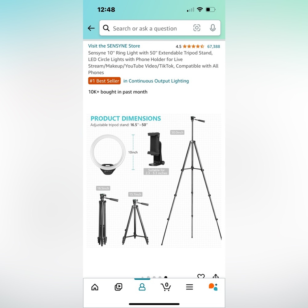 Ring light camera never opened - Picture 4 of 5